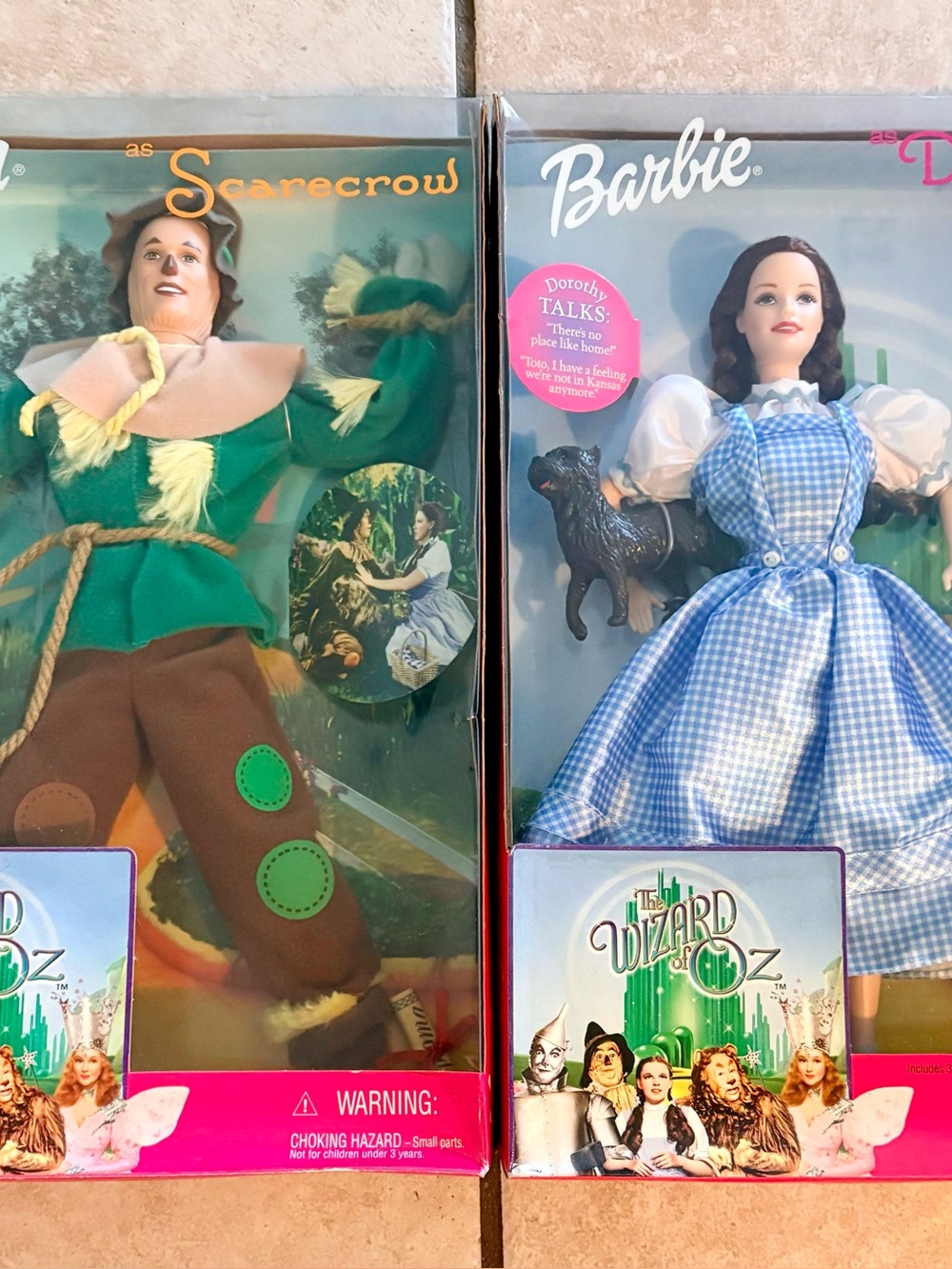 1999 Barbie as Dorothy and Ken as Scarecrow  Wizard of Oz Collector’s Edition